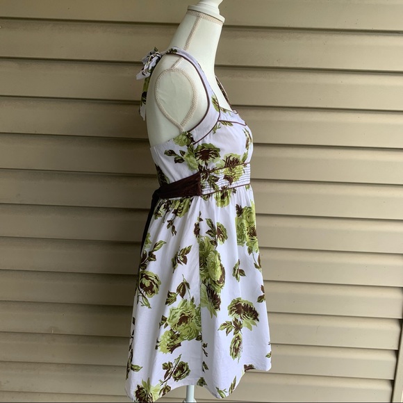 •City Triangles•Halter Floral Print Dress - Size 9 - Picture 4 of 8